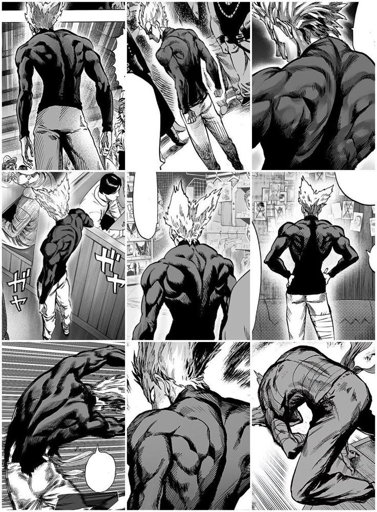 DailyxAnime's tweet photo. Garou back shots are crazy https://t.co/xvI0FJzLn8
