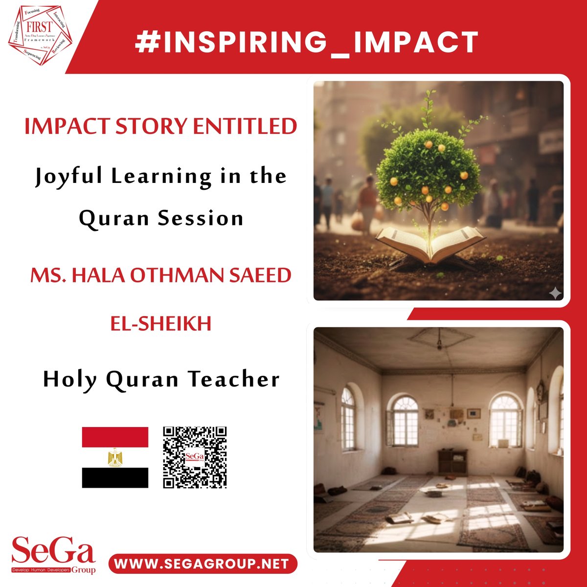 ✨ Despite the significant time and effort Ms. Hala put into facilitating her Quran sessionsl.

📖 Read the full story👇

segagroup.net/ms-hala-othman…

#Inspiring_Impact
#Learner_eXperience
#Active_Deep_Learner_eXperience
#FIRST_ADLX_Framework