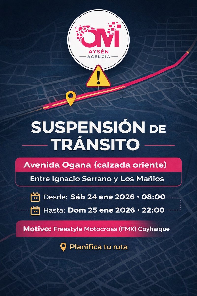 Si vienes a #Coyhaique atención con este datito <a href="/MaeRadio/">Mae.ReporteraAysen</a>