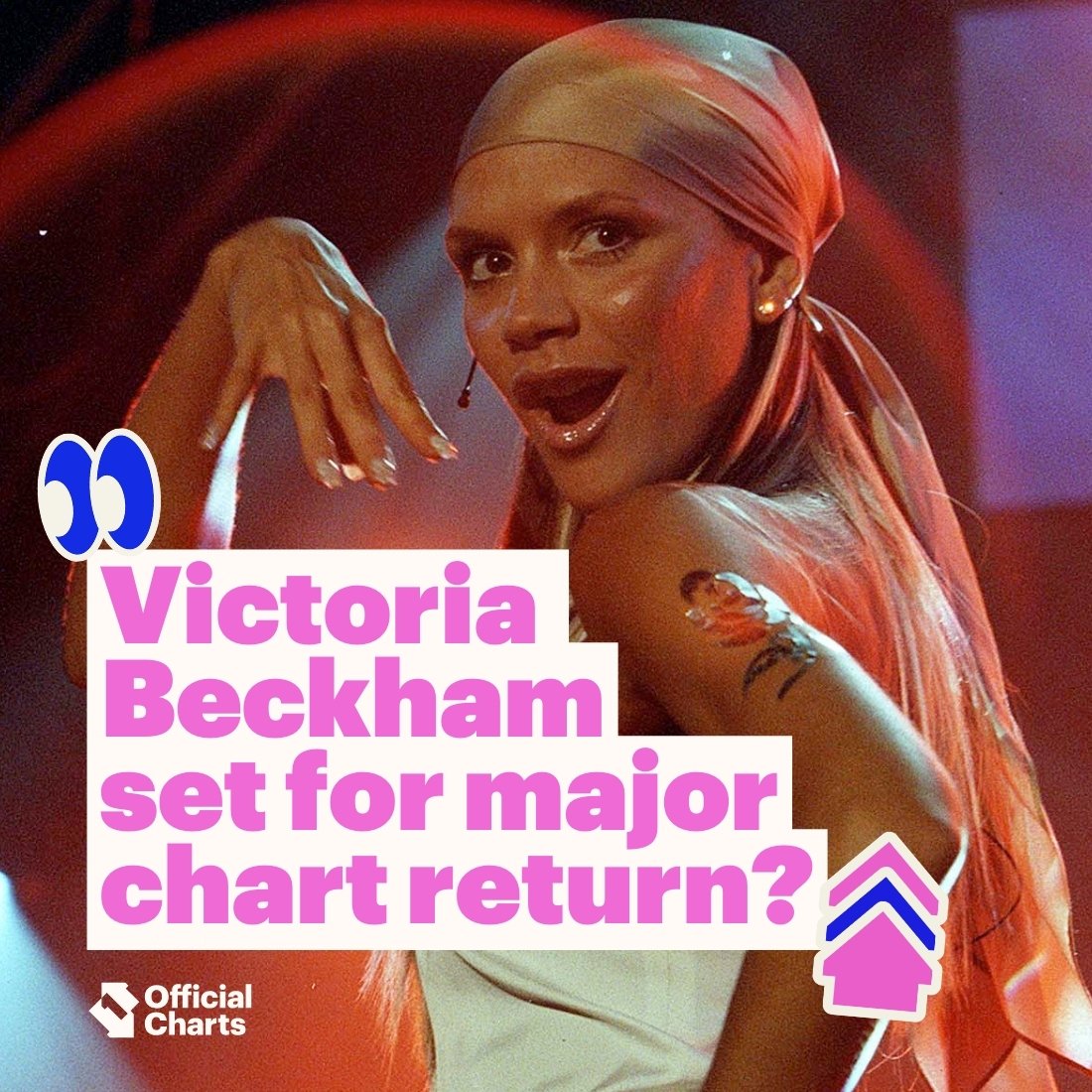 officialcharts's tweet photo. Could Victoria Beckham see a ✨major✨ Official Chart return this week? 👀

Find out if Spice Girls fans’ support of VB’s 2001 Top 10 single Not Such An Innocent Girl’s made an impact at https://t.co/sG969XmCgG tomorrow from 5.45pm 💃🏻

https://t.co/k9Z2bEMSVB https://t.co/LCDQMdPQsR