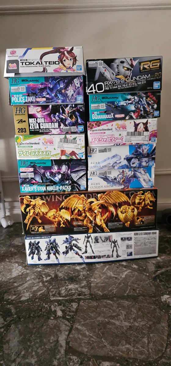 El backlog me da a demandar a esta altura #gunpla #plamo