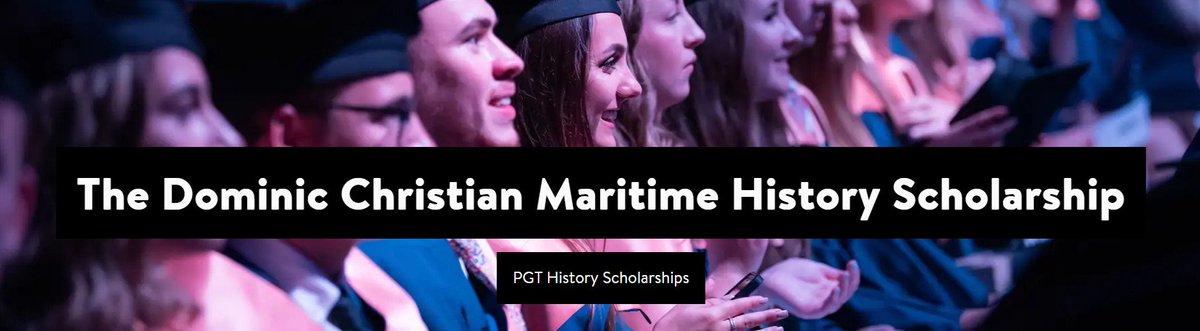 Thanks to the generosity of <a href="/uniofeastanglia/">UEA</a> alumni Dominic Christian we are pleased to offer in 2026 the Dominic Christian #MaritimeHistory Scholarship to study for an MA  - further details &amp; t&amp;c here: 
uea.ac.uk/study/fees-and…
Deadline to apply: 8/6/26 ⚓️⚓️⚓️