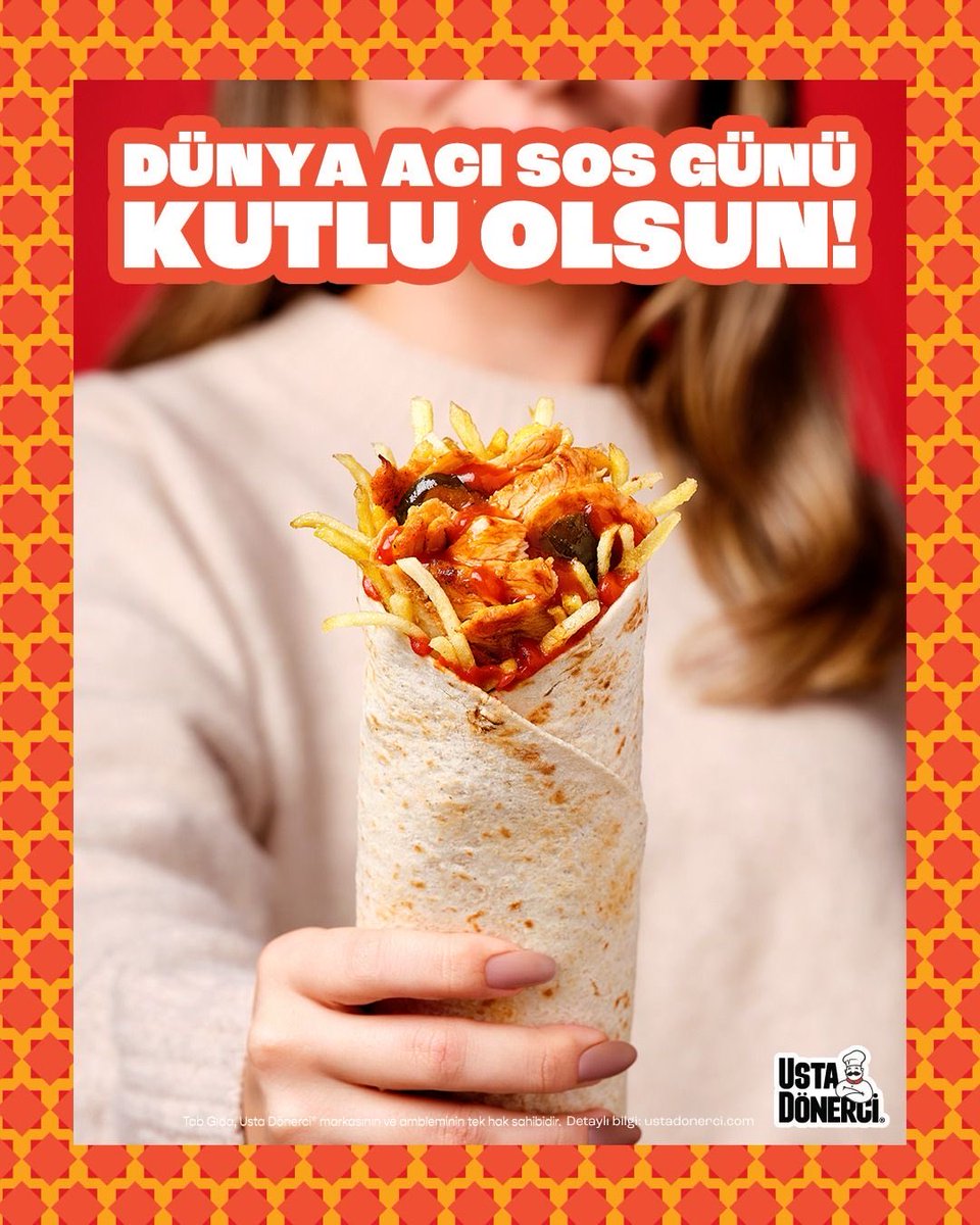 Dünya Acı Sos Günü’nde acıyı sevenleri yalnız bırakmıyoruz! Dönerini lezzetlendiren 5 farklı sos seçeneği ile şimdi herkes sossun!

#UstaDönerci