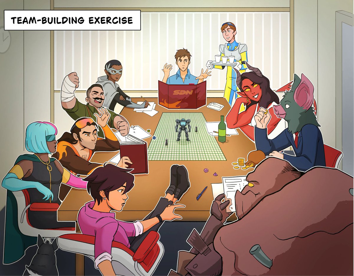 Zombe_SlayerFTW's tweet image. Z-team doing some team building exercise at D&amp;amp;D 
Made by (perpetual-panic413)Tumblr
#dispatch