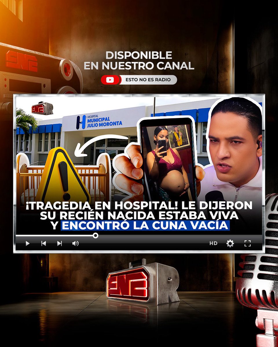 ¡TRAGEDIA EN HOSPITAL! LE DIJERON SU RECIÉN NACIDA ESTABA VIVA Y ENCONTR... youtu.be/dDjSYKAVpUc?si… 

#EstoNoEsRadio <a href="/HanselGarciaR/">Hansel Garcia</a>