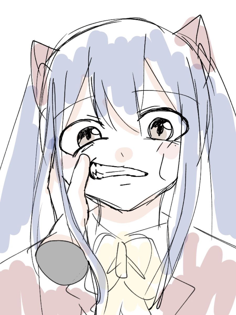 歯見せて