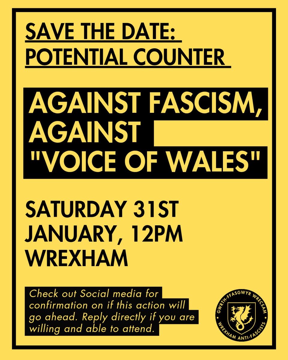 Wrexham Anti-Fascists tweet media