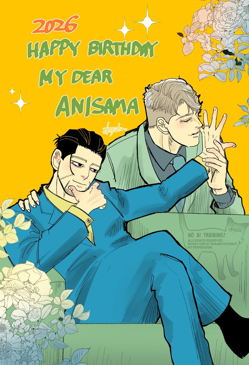 ！尾誕生日尾めでとう！誰より幸せにな〜れ🪄💫✨
※上げ直ししました！🩷🔁頂いた方々すみません🙏💦💦

 #勇尾用尾誕生祭