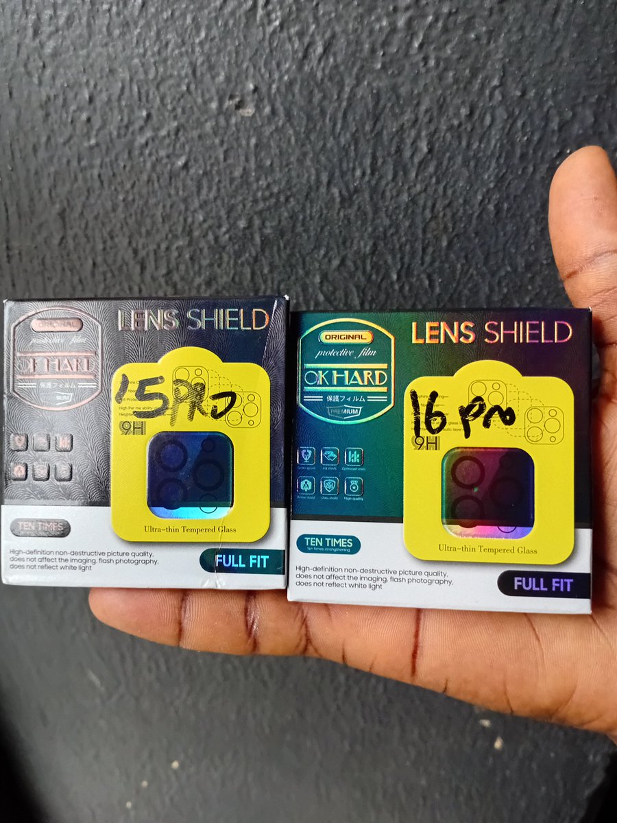 AbdqadirO's tweet image. Camera Len Shield Available 
For:
iphone 15pro and 16pro

Price: 2,500 each

Protect your camera and be safe

Call/WhatsApp: 07038603337

Location: Ikorodu Lagos. 

#GetQualityGetAssured 
#Since2017
