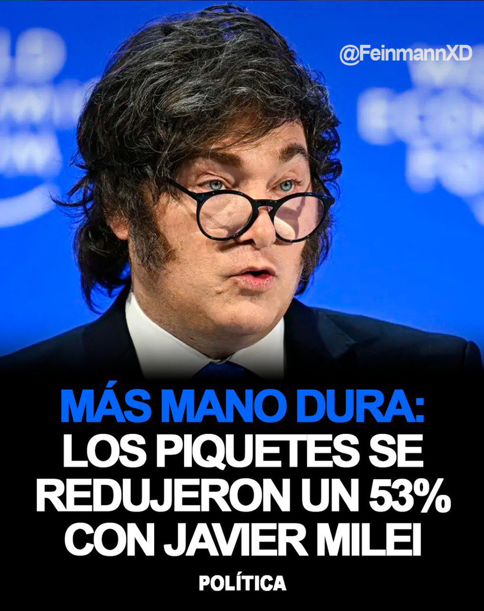 peladodelatv's tweet image. 🇦🇷Los piquetes se redujeron un 52,7% desde la asunción de Javier Milei, alcanzando la cifra más baja desde 2011.⁠
⁠
✅ En 2025 se registraron 3.893 piquetes, un 35% menos que en 2024. La mayoría ocurrió en la Provincia de Buenos Aires.

🤔 ¿Apoyas esto?