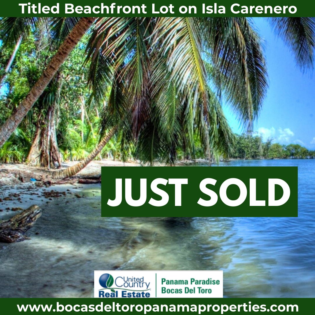RealEstateBocas's tweet photo. Another titled beachfront property successfully sold on Isla Carenero. 🌴

If you're thinking about buying or selling your property, now is the time to start the conversation.
Contact us to see what's moving - and what's coming next.
https://t.co/96BdA02jHa https://t.co/LP1VQ7LB7w