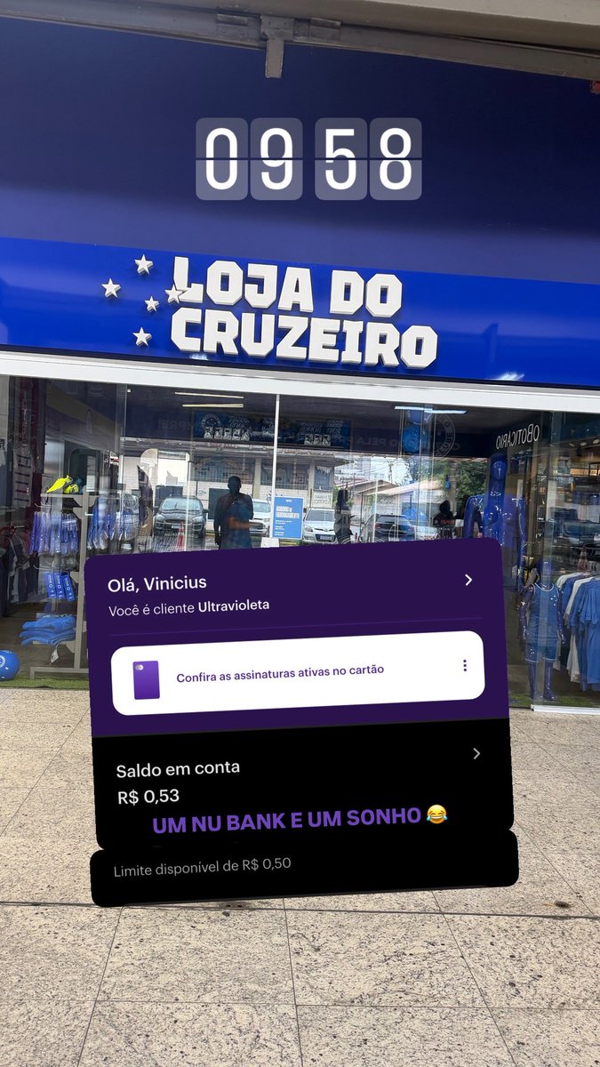 ViniciusBrx1's tweet photo. Não tá fácil pra ninguém @soucruzeiroooo 😂 https://t.co/S9Spgp0dIO