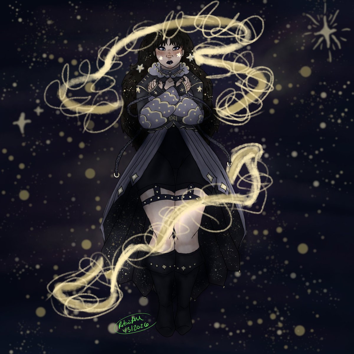 RotiniLM's tweet image. I have some very epic followers so I guess I should try to be more active outside of work, so here's some art I did this month.