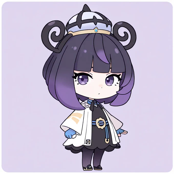自分のデフォルメ絵柄を学習させました大変だった。 概ね寄せてくれているけどベタベタ質な線画と厚塗り感は足りないけど結構イイ感じ?どう?