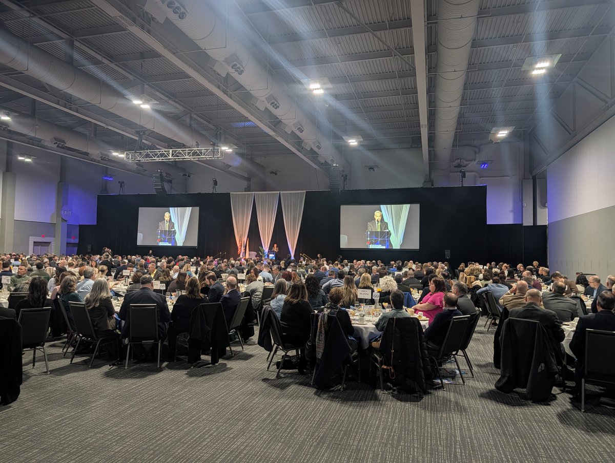 Even at 7:00 AM, the energy is through the roof at our annual Economic Forecast Breakfast hosted by <a href="/CenterStateCEO/">CenterState CEO</a>. We are officially SOLD OUT! ​It’s inspiring to see so many leaders awake &amp; ready to dive into the trends shaping our future.  ​#EconomicForecast #BusinessStrategy