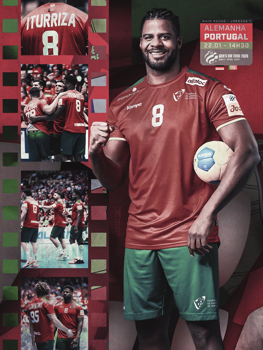 📆 22/01/2026
🏆 EHF Euro 2026 - Main Round - Jornada 1
⚽ 🇩🇪 🆚 🇵🇹
⏱ 14:30
📺RTP1

#VictorIturriza8 #Exterminator #NaçãoValente