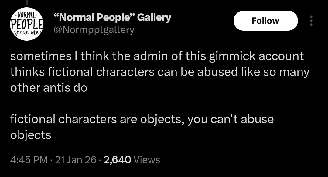 fandomcolonizer's tweet photo. My problem isn't with fictional characters being "abused", my problem is the shallow depictions of abuse and the usage of fiction in downplaying serious issues. rape isn't a porn category nor a fictional trope. you can't escape responsibility by making up words https://t.co/RFA2sw3TCW