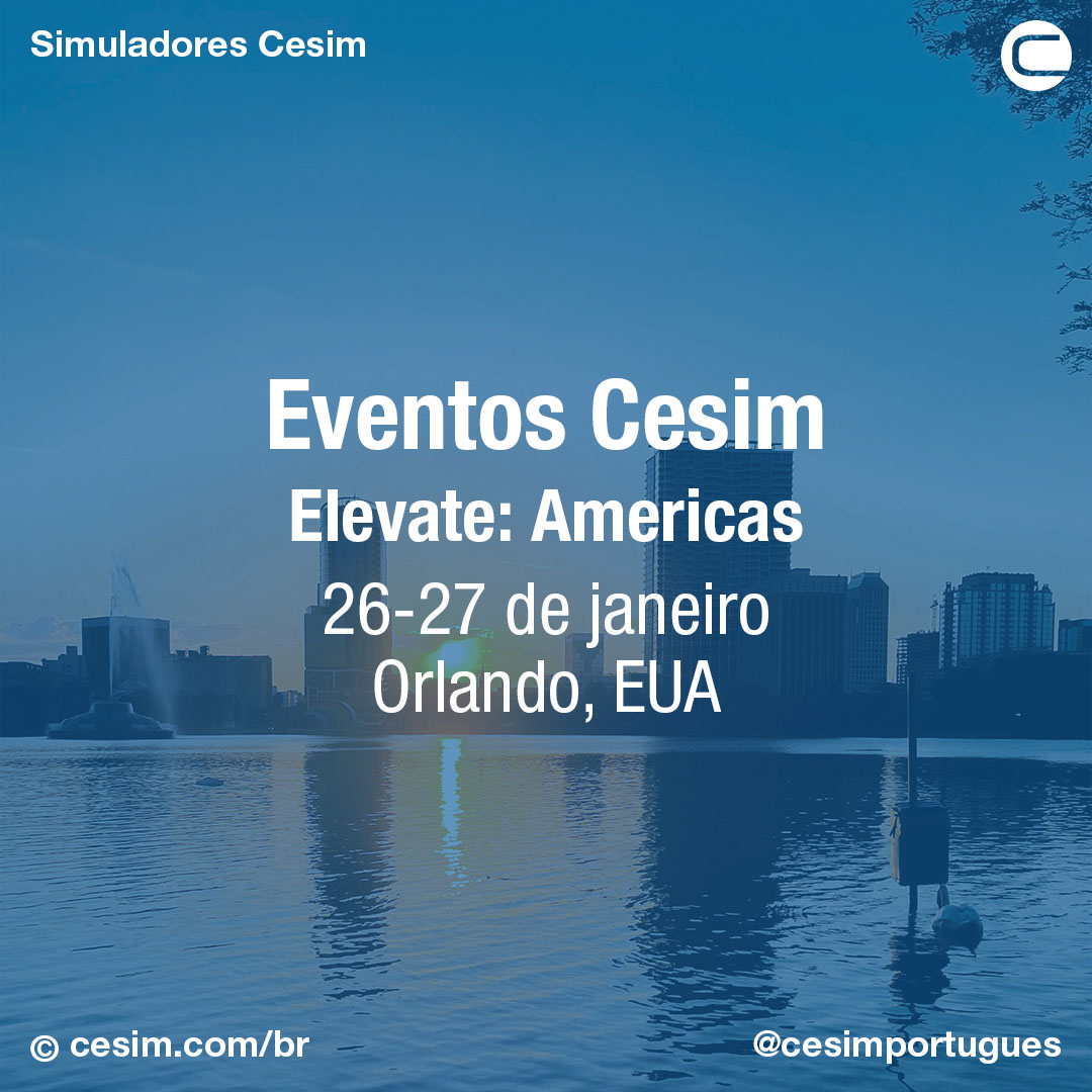 🌎🤝🇺🇸 Nos vemos na próxima semana em nossa primeira participação em uma conferência em 2026! Estaremos presentes na conferência Elevate: Americas, em Orlando. Mais informações: aacsb.edu/events/2026/01…

🌍📆 Junte-se a nós em eventos ao redor do mundo: cesim.com/eventos/portug…