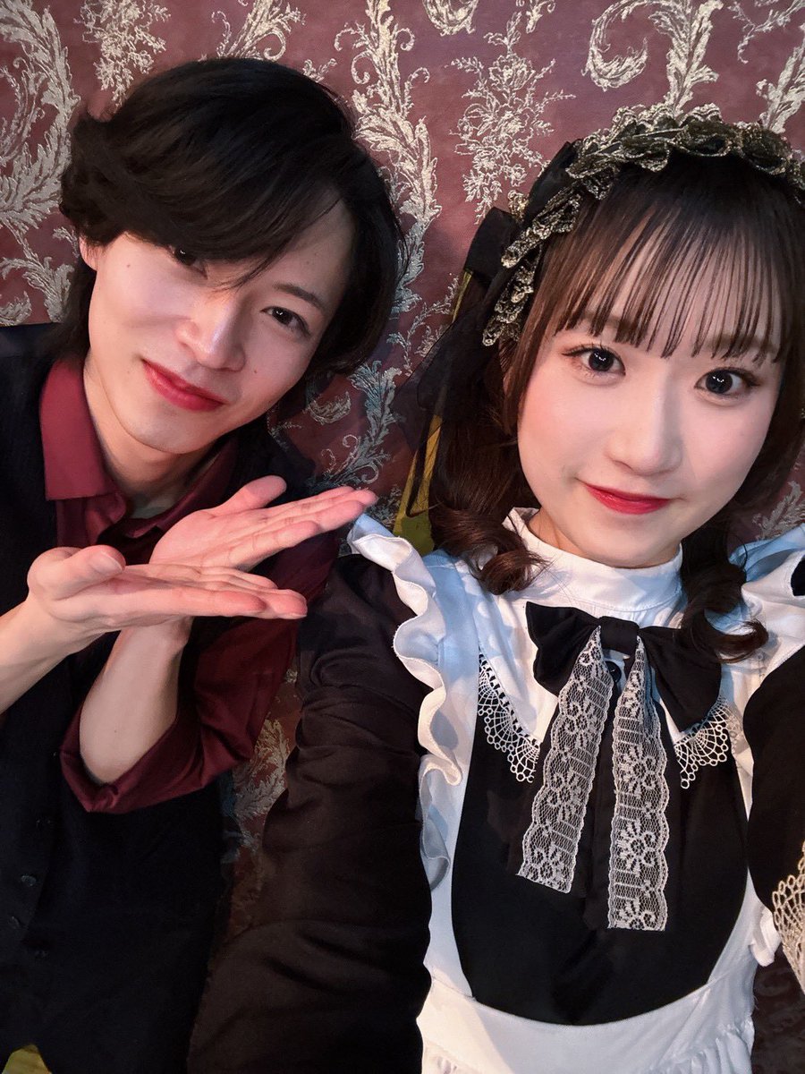 #魔女エステリーゼの事件簿 
 #蝶と奈落編
4日目でした〜！！ありがとうございました！
ついに次が千秋楽…気を抜かずがんばります！

 今日は色々な方と撮らせていただきました！📸
エルザ役 彩本芽生さん
エマ役 遠藤麻衣さん
<a href="/timely_Mai12/">遠藤麻衣</a> 
リンダ役 逢咲日彩さん
ステファニー役 田中芽佳美さん