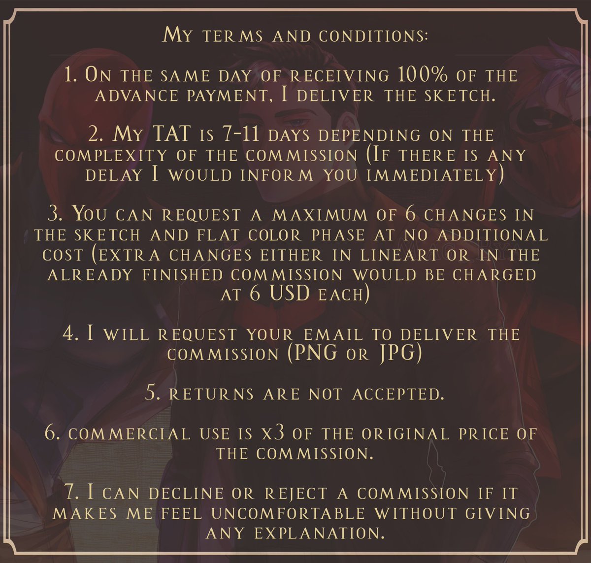 Mag Bya | Art Commissions Open tweet media