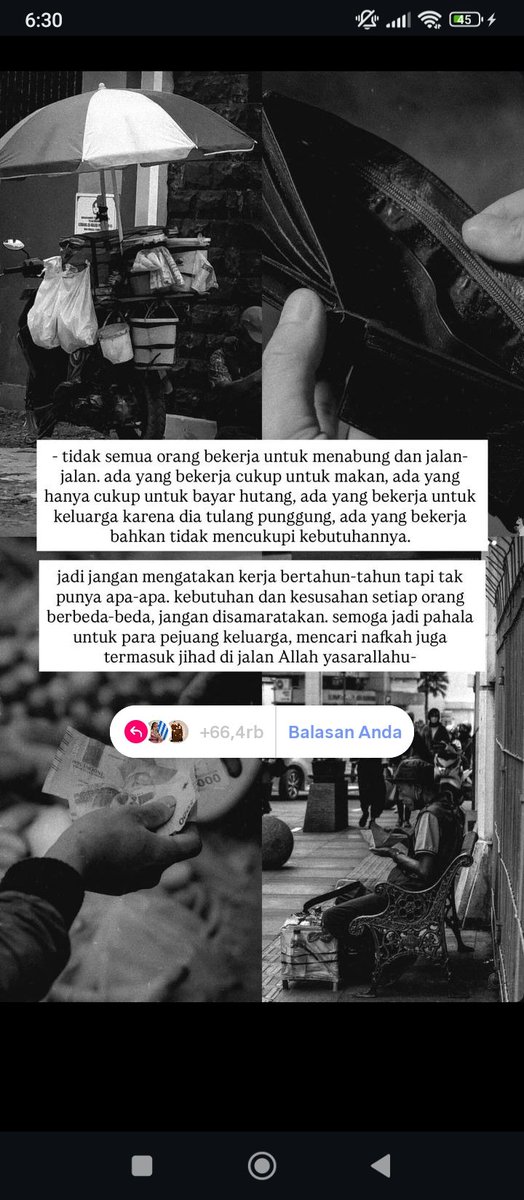 skyphiiii's tweet image. nih kak dibaca supaya paham kalau ngga semua orang kerja tuh selalu bisa dan punya tabungan.