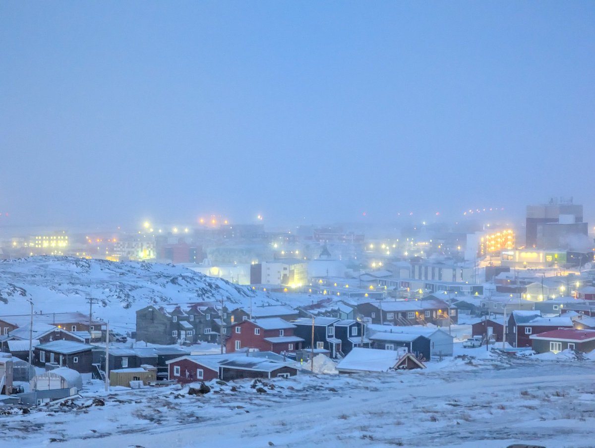 Good morning from a very cold #Iqaluit 🥶 on JAN.22.2026 #ShareYourWeather #Nunavut #NunavutVibes