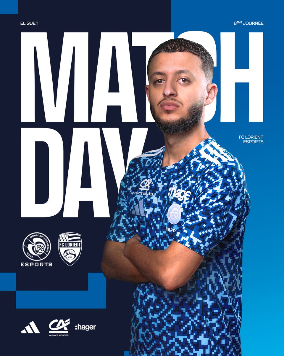 𝗝𝗢𝗨𝗥 𝗗𝗘 𝗠𝗔𝗧𝗖𝗛 🎮

🆚 FC Lorient
🏆 J7 <a href="/_eLigue1/">eLigue 1 McDonald’s</a>
🕘 19h30

🖥️  twitch.tv/ligue1_mcdonal…

Continuer sur cette lancée 🤜🤛

⇢ #FCLRCSA | #eLigue1Mcdonalds