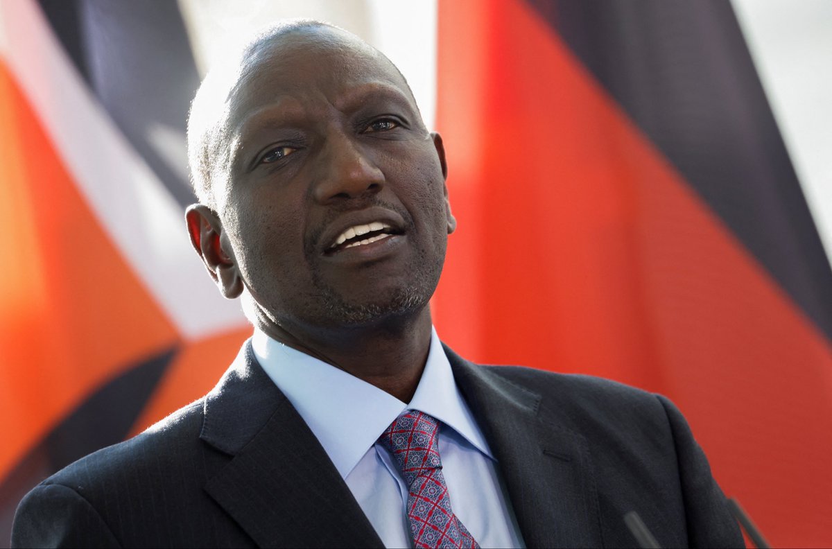 I have unwillingly Found myself listening to this fool because I was in a hotel eating lunch and I nearly vomited out of disgust.

President Ruto <a href="/WilliamsRuto/">William Samoei Ruto, PhD</a>, what is really going on in your head? With all the Advisors you have illegally appointed,the only solution you have