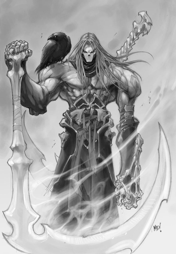 VideoArtGame's tweet image. Concept art | Darksiders - Death

Artist: Joe Madureira