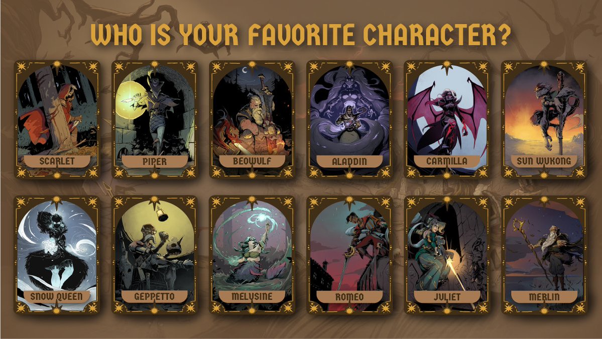 Nacon's tweet image. Who is your favorite Ravenswatch character?
Tell us in the comments.
#ravenswatch #VideoGames