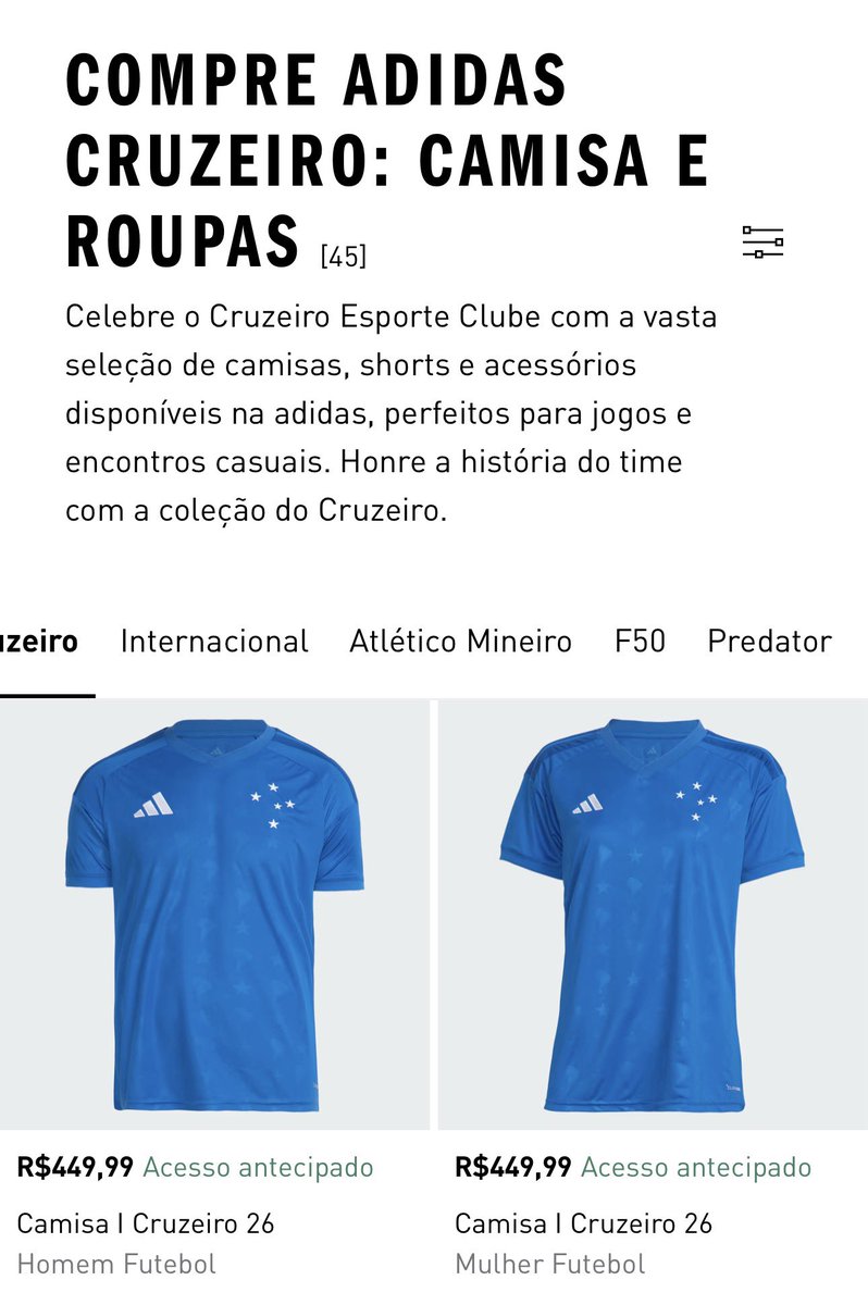 daniel__igor's tweet image. Se seguir nesse ritmo, até o último ano de contrato com a Adidas a camisa vai custar R$ 2 mil 😳
