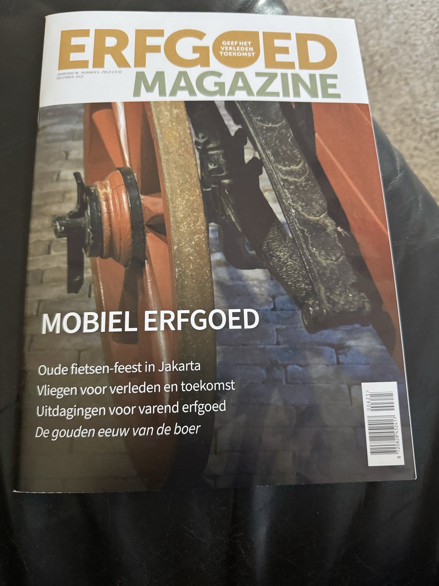 Nieuwe uitgave van #erfgoedmagazine in de 46-ste jaargang! Met Mobiel
#erfgoed als thema. De erfgoed sectoren ‘#rail, #weg, #lucht en #water van de #mobielecollectienederland worden o.a. onder de aandacht gebracht.