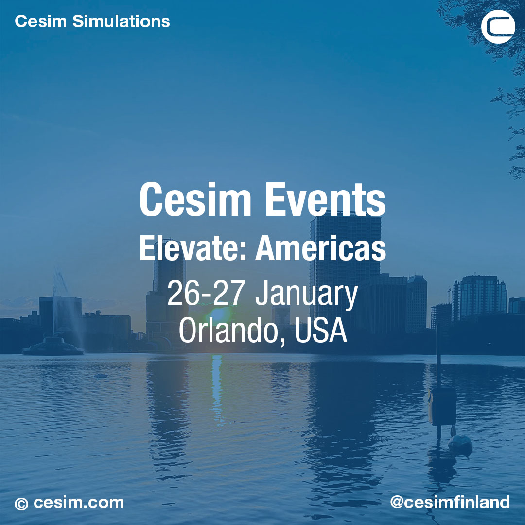 🌎🤝🇺🇸 See you next week at our first conference participation in 2026! We'll be attending the Elevate: Americas conference in Orlando. More info: aacsb.edu/events/2026/01…

🌍📆 Join us at events worldwide in the coming months:  cesim.com/events