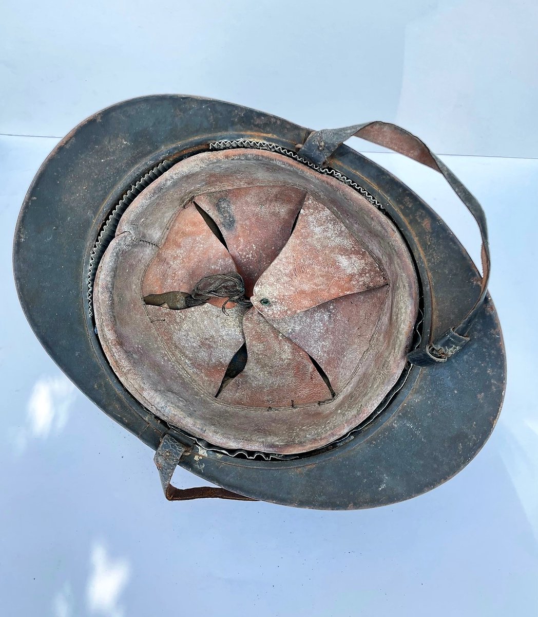 This helmet belonged to my great-grandfather.

It’s a French Adrian helmet and it changed survival on the Western Front for the French other and many others that adopted it

I’m publishing my first full story tonight on Substack

substack.com/@315eri