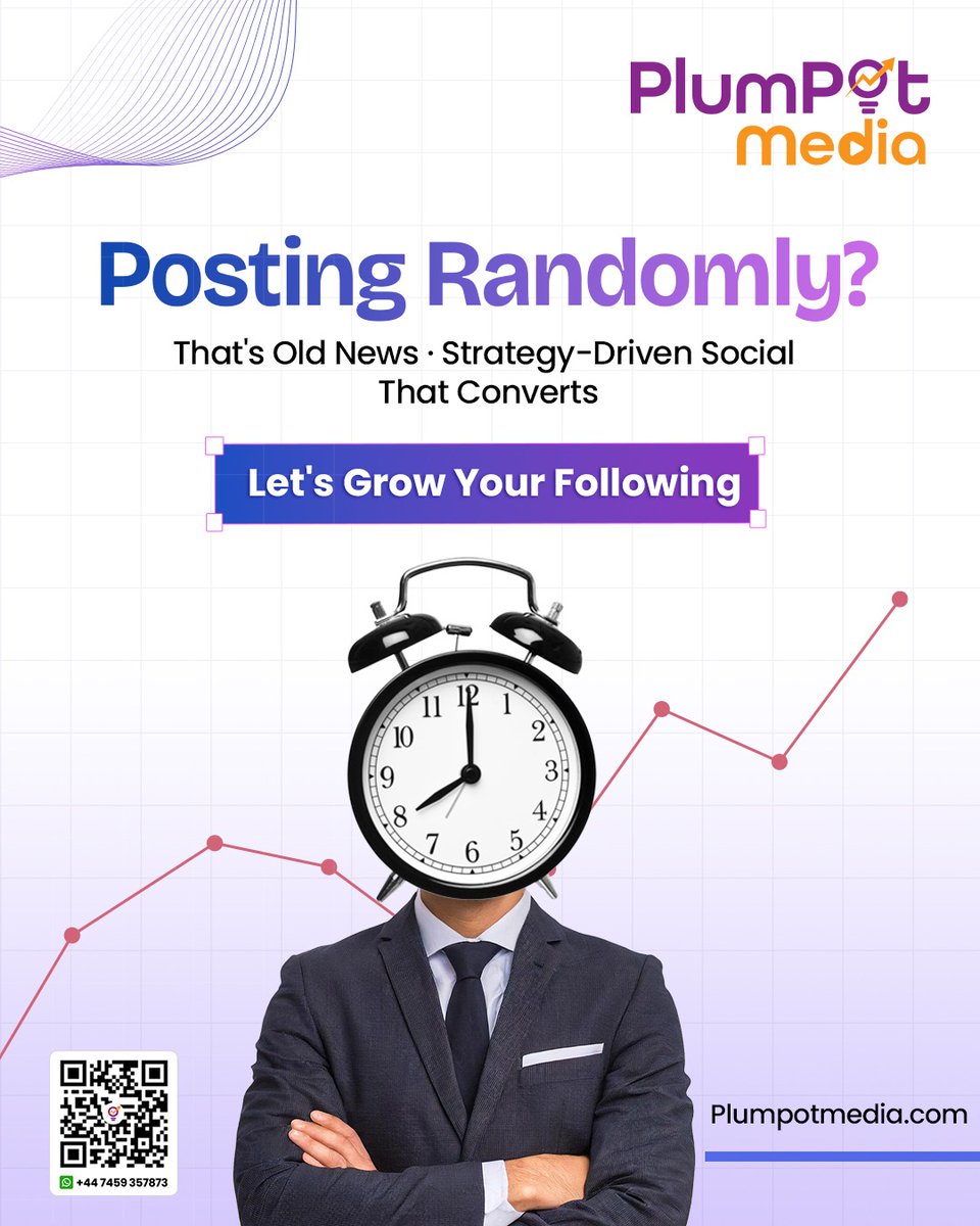 PlumPot_Media's tweet photo. Algorithm changed.
Random posting failed.
Strategy wins. 

Let’s grow your following — the smart way.

#digitalmarketing #plumpot #trending https://t.co/Tgn4NYnfgZ