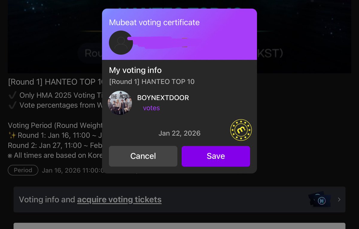 taesanbsd's tweet photo. while waiting for boynextdoor~ let's try our best in participate for HMA voting. in these apps, but if you only do it in one app due to storage, it's always okay to choose one. 

1. whosfan
2. mubeat
3. fancast

Category: HMA TOP 10 ARTISTS

it is easy to obtain the voting tickets~