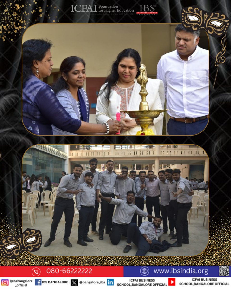bangalore_ibs's tweet photo. A beautiful blend of emotions, memories &amp;celebrations marked Day 1 of Farewell Party 2026. From vibrant cultural performances &amp; heartfelt student interactions, the evening celebrated memories &amp; new beginnings that will stay forever.

#Farewell2026 #IBSBangalore #MBA #IFHE #ICFAI https://t.co/c7hUQOPdim