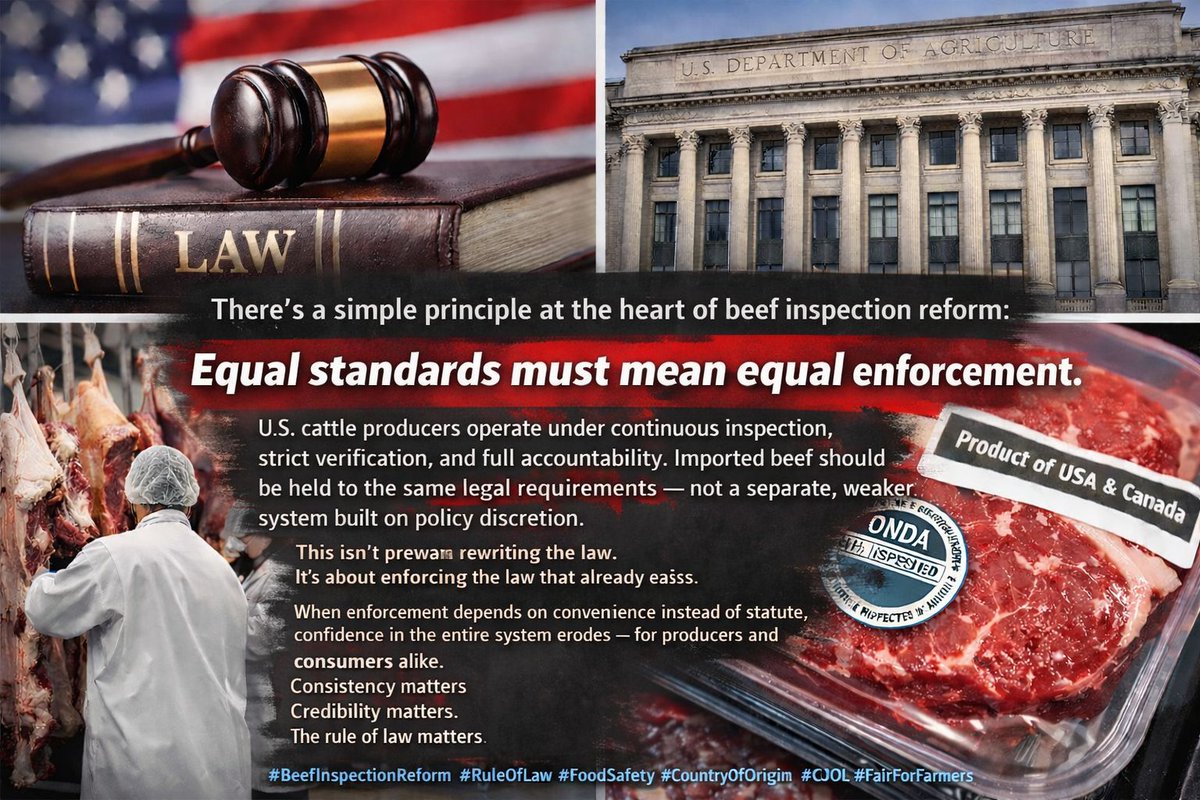 Beef Inspection Reform tweet media