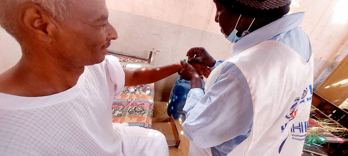 HDPO12's tweet photo. On 20 Jan 2026, HDPO conducted mobile clinic services at Al-Marabee Health Centre, Mellit Locality, reaching 96 people, including 85 children and 8 pregnant women, with essential primary healthcare services.

Services included medical consultations, provision of available medicines, health counselling, and maternal follow-up, implemented in coordination with local health staff.

Supported and partnered with @IOMSudan through (RRF) and funded from @u_affairs, the activity addressed urgent health needs of conflict-affected communities and highlighted the need for continued mobile health outreach in Mellit Locality.

#HDPO 
#HealthInEmergencies
 #MobileClinic 
#HumanitarianResponse 
#NorthDarfur
#Sudan