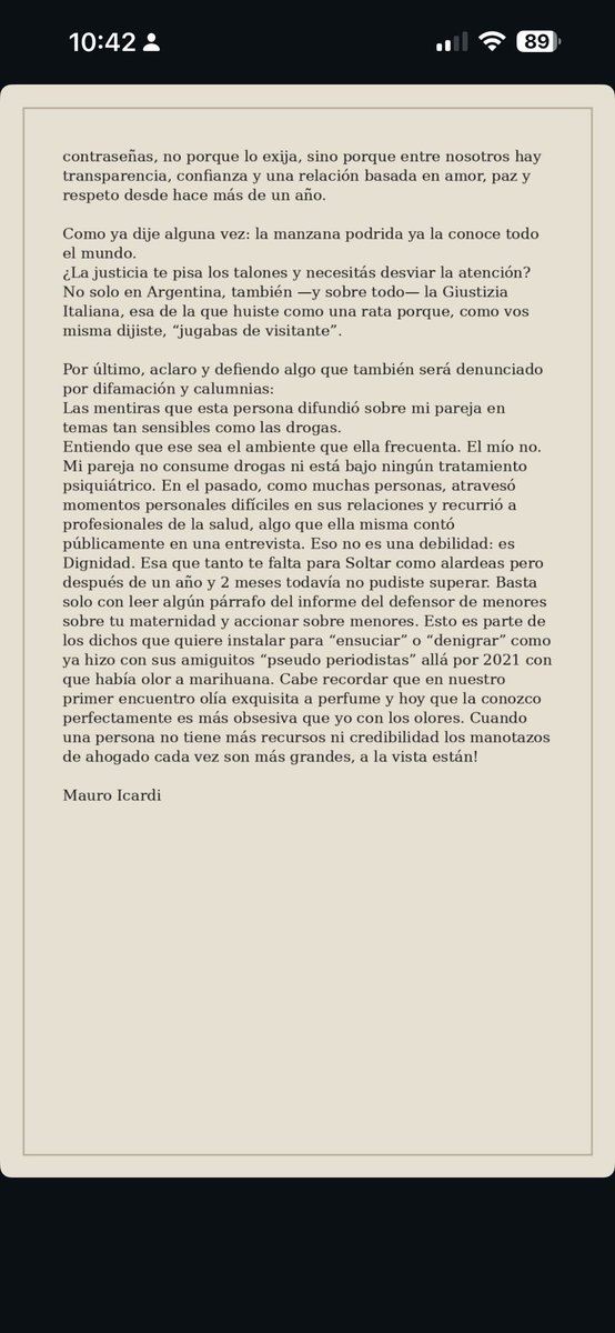 Amo como Mauro deja todo bien en claro; y deja expuesta a la cerda de <a href="/wanditanara/">Badbitch</a> jajaja..  #MauroIcardi  👏👏👏 <a href="/NaiVecchio/">Naiara Vecchio ♔</a>  vos que sos la principal aparte de <a href="/yanilatorre/">Yanina Latorre</a> chupa culo de la peppa ahí tenes..