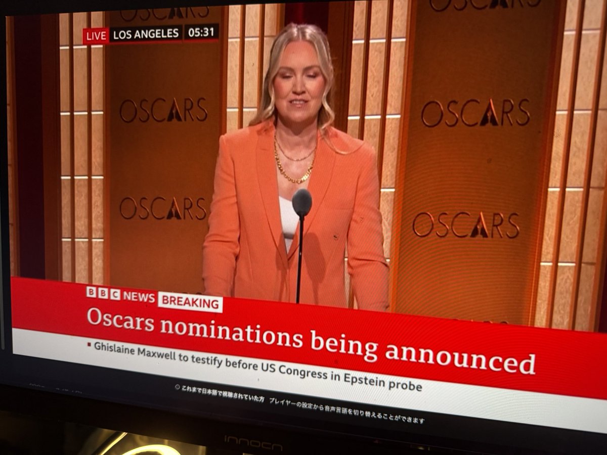 toruiijima's tweet image. オスカーのノミネート発表を見てます。長編アニメ賞はどうなるか？