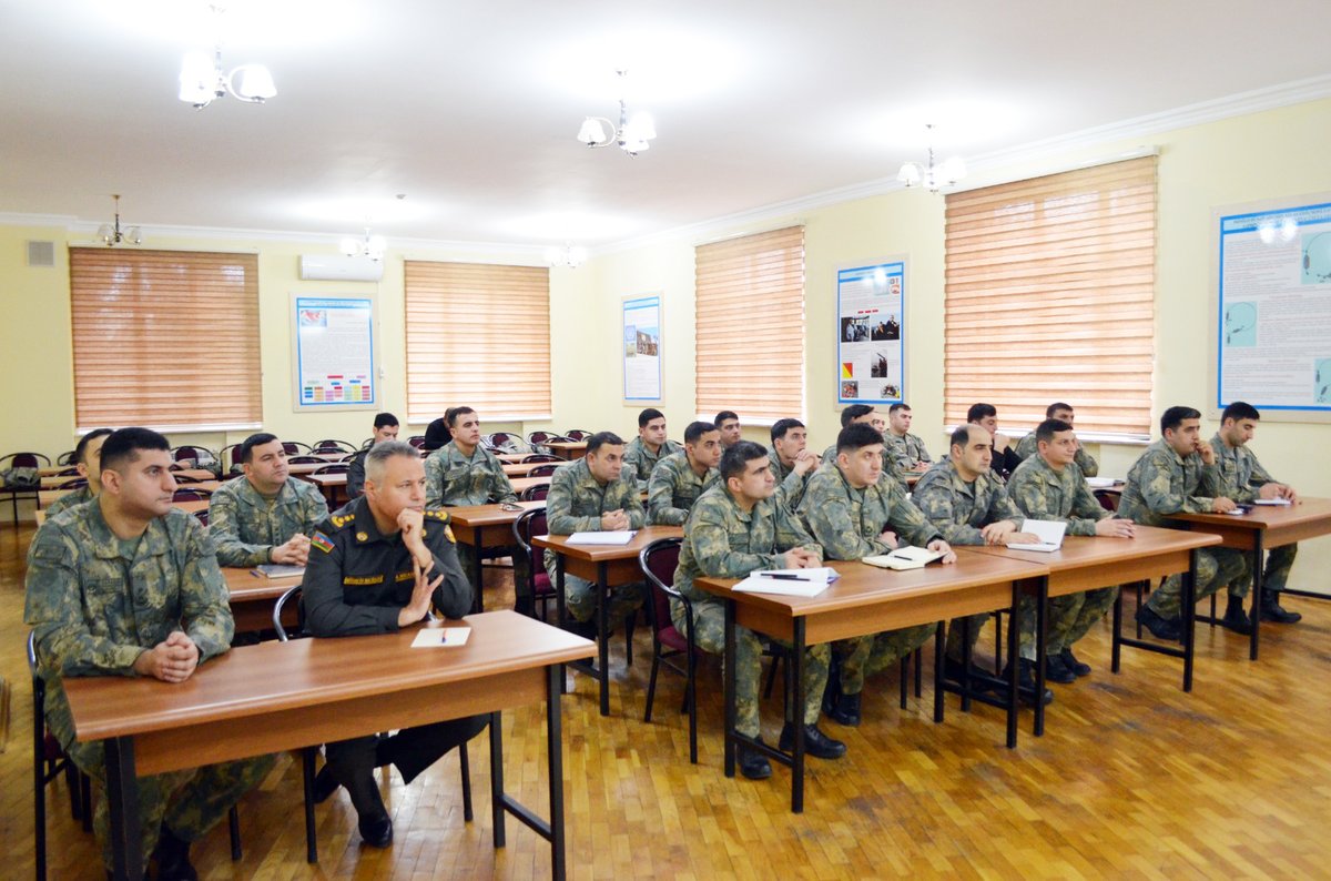 wwwmodgovaz's tweet photo. Within the 2026 Individual Partnership Cooperation Programme between 🇦🇿 #AZEMoD and #NATO a course on Communication, Information Systems and Cyber Operations is held in Baku by NATO Mobile Training Team https://t.co/eANGRRoelC