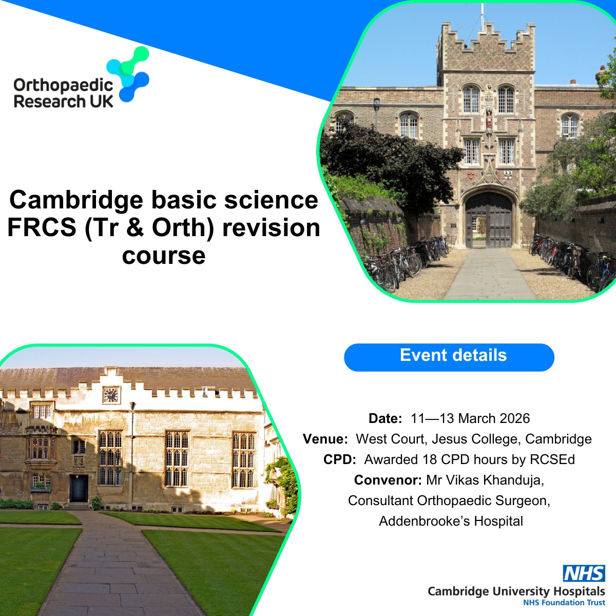 Orthopaedic Research UK tweet media