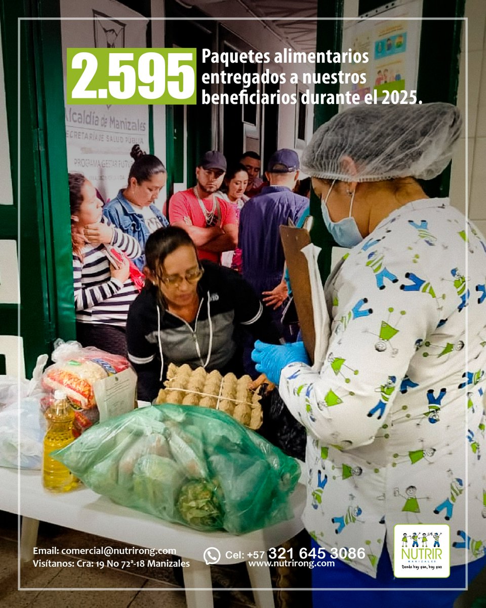 Somos la <a href="/NutrirONG/">Fundación Nutrir</a>  y durante el año 2025 entregamos 2.595 paquetes alimentarios a madres gestantes, lactantes, niños y niñas del programa Gestar Futuro. Tu confianza trasciende lo transaccional, transformándose en un impacto positivo tangible en la vida de nuestros niños.