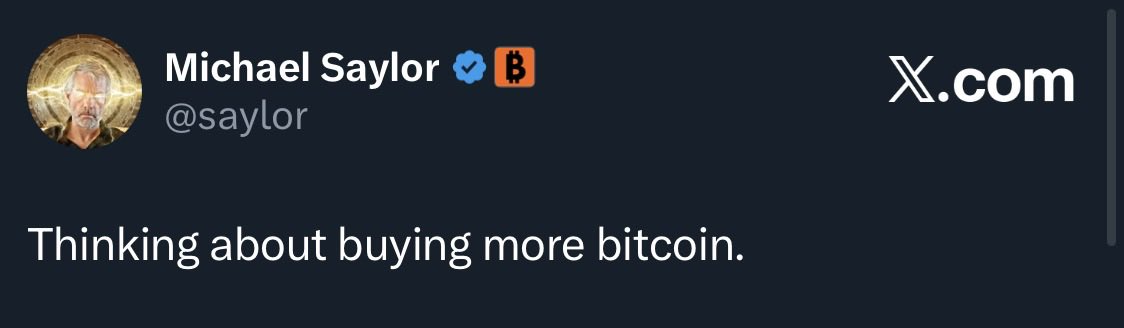 ACryptoAlpha's tweet image. 🚨 BREAKING: 🚨

$63B BTC stash deleted! 🔥

Average Entry: $75,979 💸

Next Move: Another buy signaled for tomorrow! 🚀

#Bitcoin #Crypto #MichaelSaylor