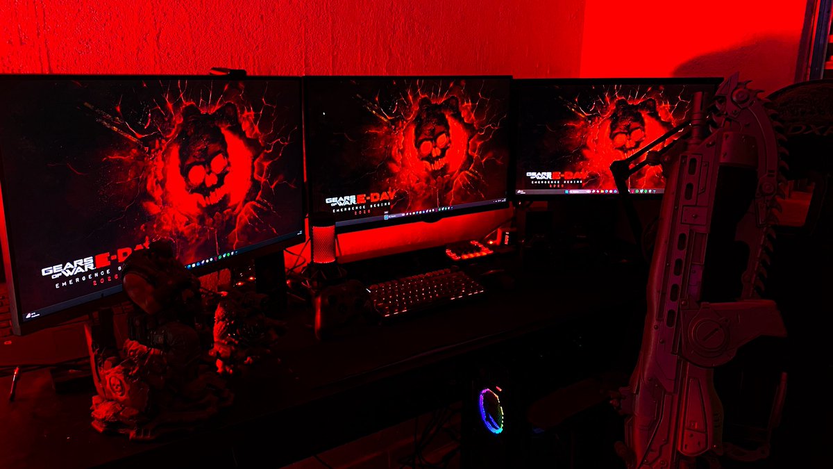 Será que hoje tem #Gears ?  Já estou nos preparativos! <a href="/Xbox/">Xbox</a> <a href="/XboxBR/">XboxBR</a> <a href="/GearsofWar/">Gears of War</a> <a href="/GearsOfWarBR/">Gears BR</a> #gearsofwar
