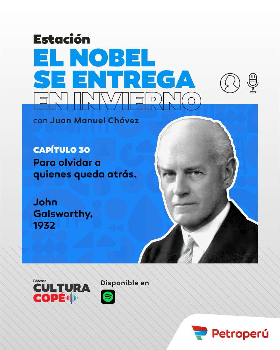🎧 EP30 | Para olvidar a quienes quedan atrás – John Galsworthy (1932)

En El Nobel se entrega en invierno exploramos la vida y obra de John Galsworthy, novelista y dramaturgo inglés. 
🔗 Escúchalo aquí 👉 bit.ly/3G3Ix89

#PetroperúEsCultura #Podcast #PremioNobel