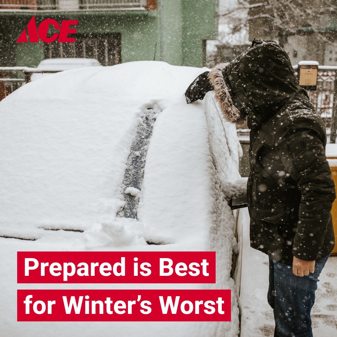 Hey Chapel Hill, don’t let cold weather catch you by surprise. Your local Ace helps you prepare with scrapers, shovels, snow blowers, ice melt, heaters, and everything you need to stay safe and warm in the snowy season. #GuthriesAce