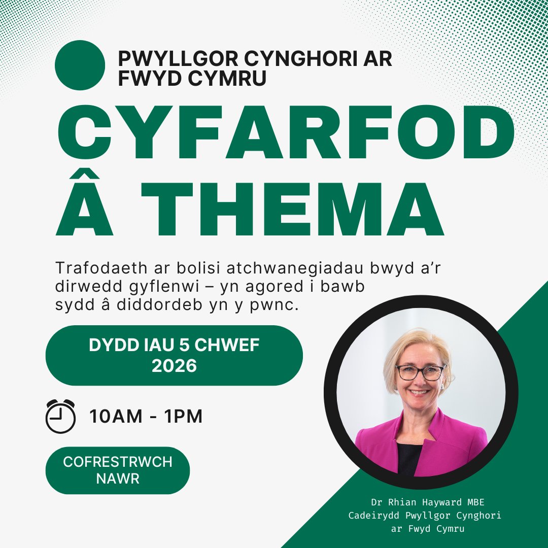 Asiantaeth Safonau Bwyd yng Nghymru tweet media