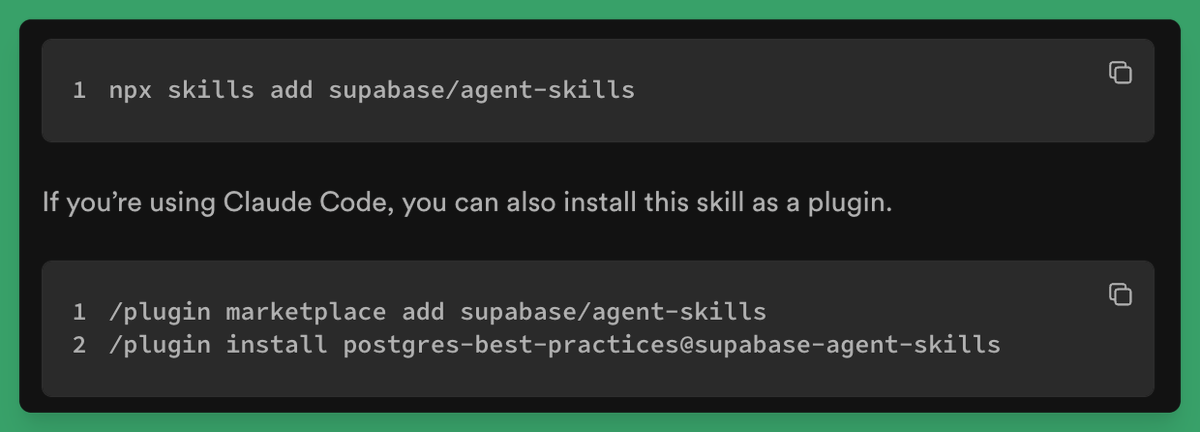 Supabase tweet media